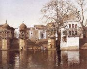 One of the Twenty-four Ghats at Mathura